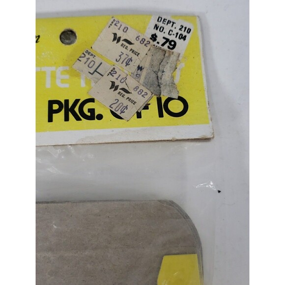 Vintage Magnetic Cassette Tape Mailing Boxes FW Woolworth New Sealed 10 Pack - Picture 5 of 16